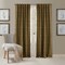 Threadmade Home Antonia Blackout Window Curtain, Antique Gold - 52"W x 84"L